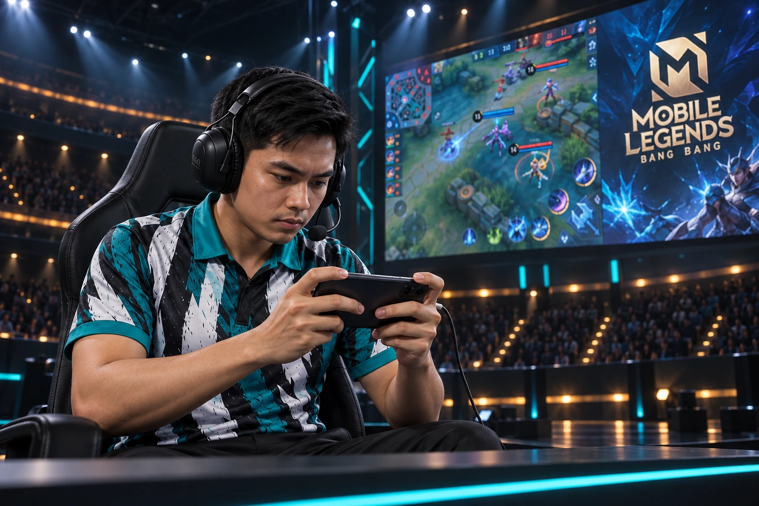 Ilustrasi konsep aksi Mobile Legends